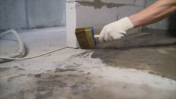 SJ Waterproofing Pros Waterproofing coverage map for Winchester, IN and surrounding area